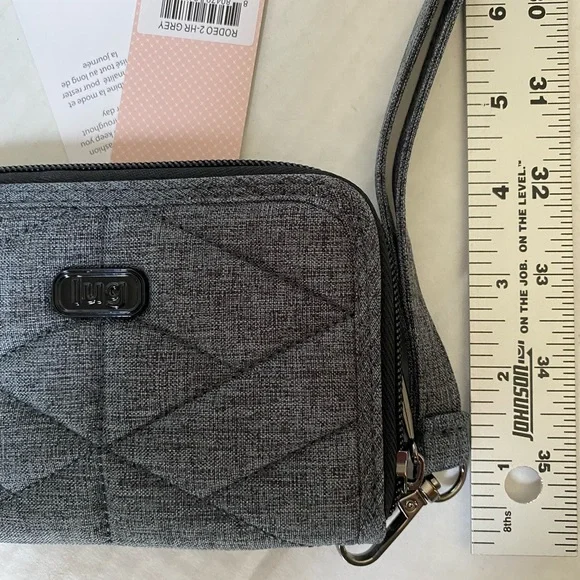 Lug Rodeo 2 Wallet Wristlet Heather Grey New - Picture 16 of 16